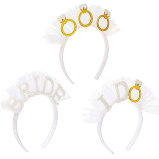 bride headbands - assorted