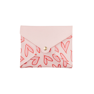pink hearts sewing kit