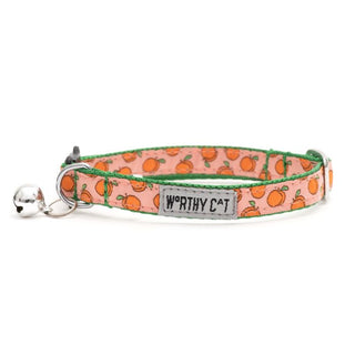 peachy keen cat collar - peach