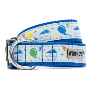 birthday collar -blue