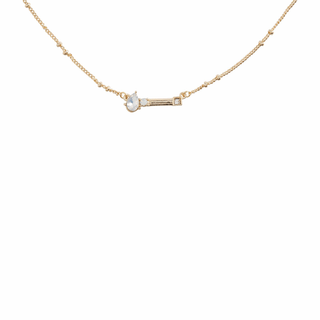 gold bar necklace holiday ornament