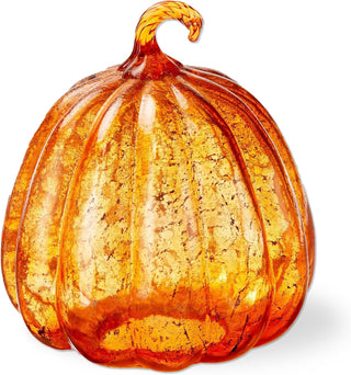 harvest glass pumpkin