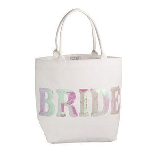 bride sparkle totes - assorted