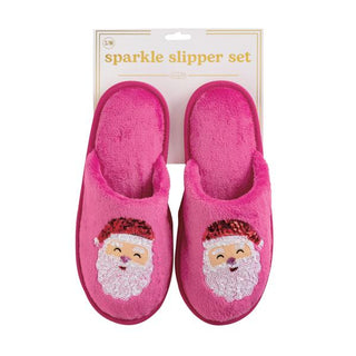 holiday sparkle slippers