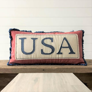 lumbar pillow - stonewashed USA