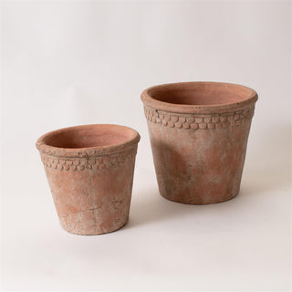french terracotta planters -assorted