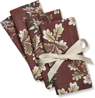 oak leaf & acorn napkins, set of 4