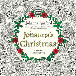 johanna's christmas - a festive coloring book for adults