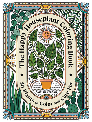 the happy houseplant coloring book