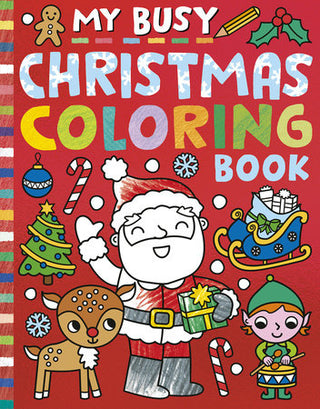 my busy christmas coloring book