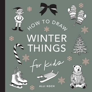 how to draw winter things