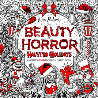 the beauty of horror: haunted holidays coloring book