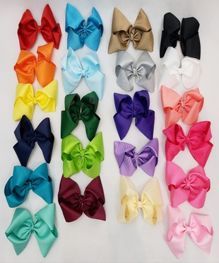 8" hair bows