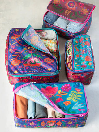 travel packing cubes, set of 4