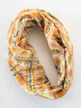 full boho bandeau headband - diamond block cream