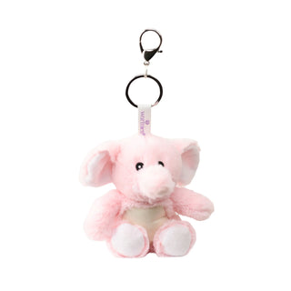 warmies elephant bag charm - pink