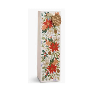 holiday bouquet wine gift bag