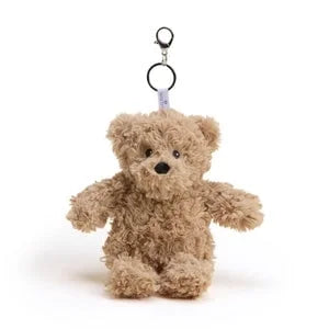 warmies bag charm - brown curly bear