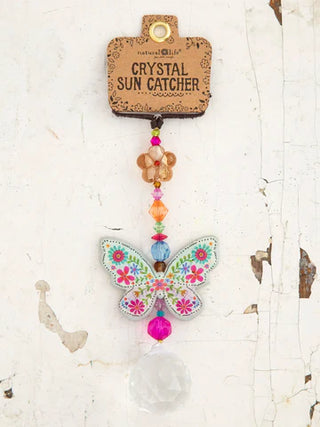 sun catcher car charm - butterfly