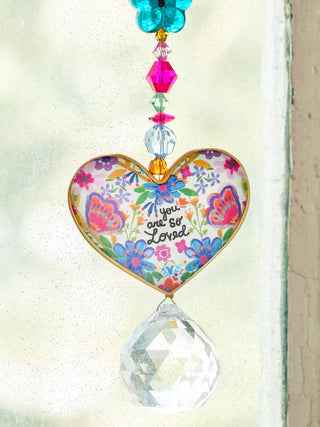 sun catcher car charm - you are so loved