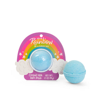 rainbow bath bomb clamshell