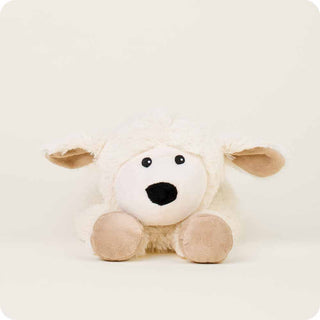 laying down sheep warmies