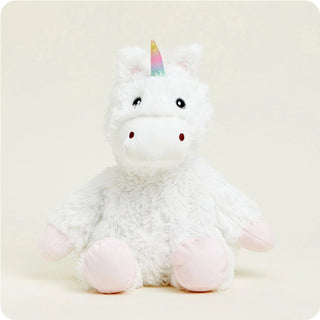 white unicorn warmies