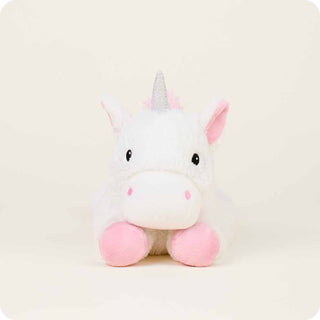 laying down unicorn warmies