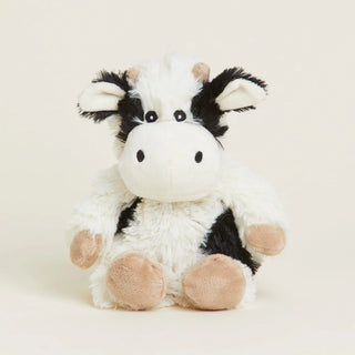black and white cow warmies junior
