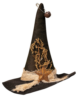 felt witch hat ornament