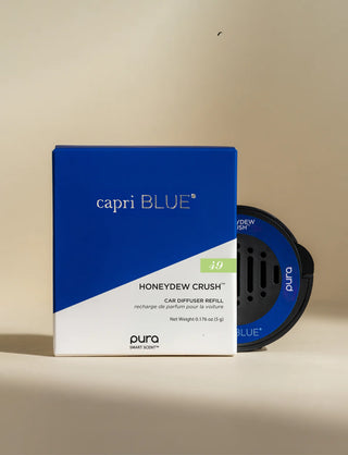 capri blue car - honeydew crush