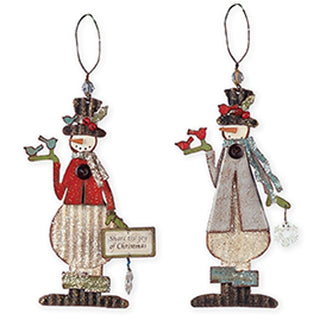 standing snowman ornament