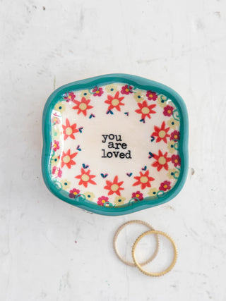 artisan trinket dish - you are loved