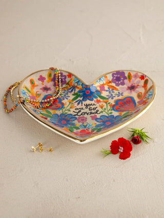 artsy ceramic trinket dish- you are so loved