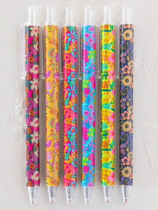 best gel pens ever, set of 6 - multi colored