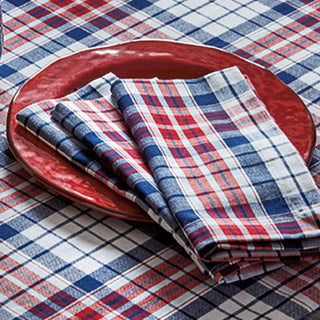 arlo plaid napkins, set of 4