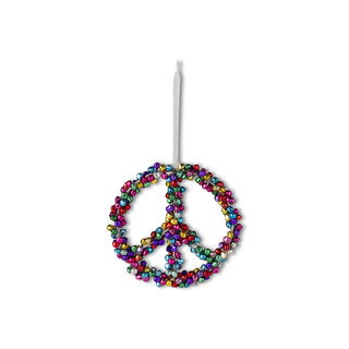 peace sign ornament - multi