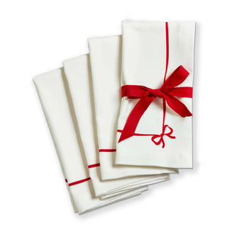 very merry bow napkin, set of 4