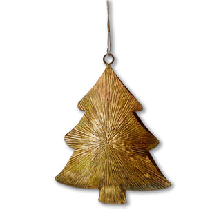 christmas tree metal ornament