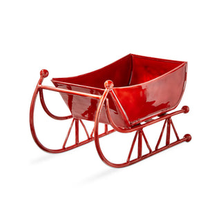 vintage sleigh enamel decor