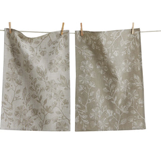 canyon print floral dishtowel set