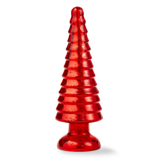 medium groovy spiral glass tree decor