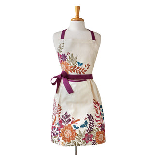 autumn bloom apron