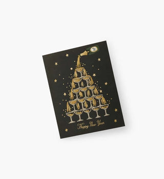 champagne new year card