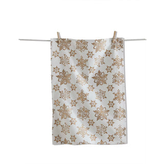 snowflake dishtowel