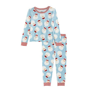 boy santa glow pajamas
