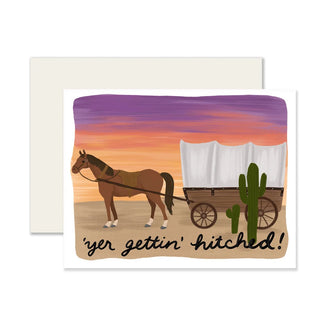 gettin hitched card