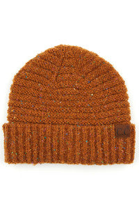 confetti boucle knit cuff beanie - assorted