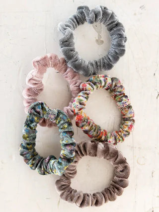 velvet scrunchies - assorted