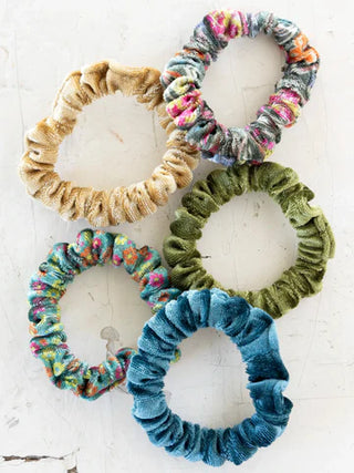velvet scrunchies - assorted